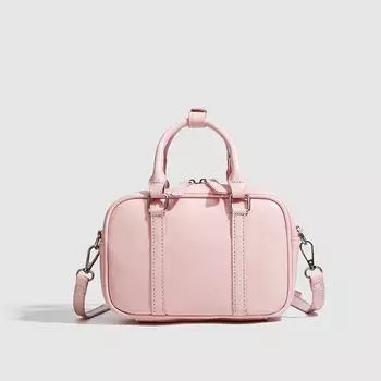 Сумка через плечо через плечо Niche Design Boston, женская ретро-сумка высокого класса, маленькая квадратная сумка розовый