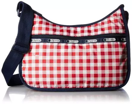Сумка через плечо Classic Hobo Lightweight GINGHAM CLASSIC RED [LeSportsac] Женская [Товар]