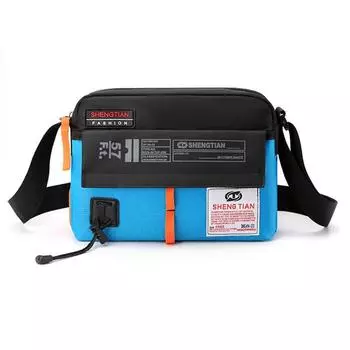 Сумка через плечо, цветная нейлоновая повседневная мужская сумка через плечо, многофункциональный кошелек с множеством карманов