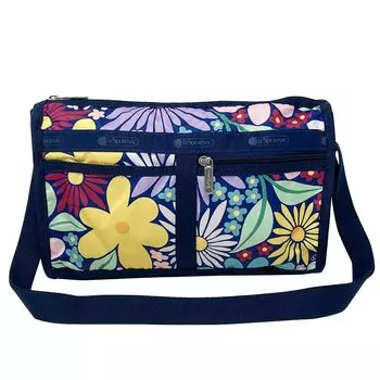 Сумка через плечо DELUXE SHOULDER SATCHEL 7519 E877 FLOWER POP [LeSportsac] [item]