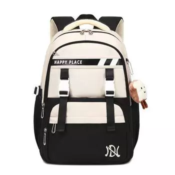 Сумка через плечо для девочек большой емкости Campus Backpacks JW9703(35*26*47СМ) чёрный