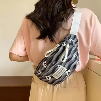 Сумка через плечо для девочек с цветочным принтом, нагрудная сумка, прочная сумка на плечо, женская маленькая поясная сумка жёлтый