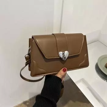 Сумка через плечо для девочек, универсальная сумка через плечо, на осень и зиму 2024 года, женская сумка-мессенджер белый