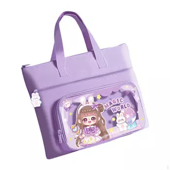 Сумка через плечо для девочек, женская сумка, портативная, учебная, из ткани Оксфорд, для студентов pink peach