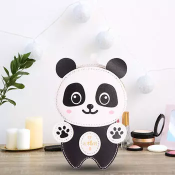 Сумка через плечо для изготовления кошелька с рисунком панды своими руками для детей, начинающих чёрный