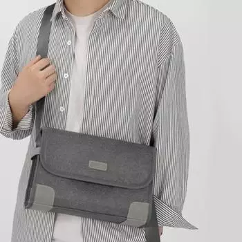 Сумка через плечо для мальчиков, маленькая сумка для тела, мужская сумка-мессенджер для поездок на работу, сумка на пояс серый