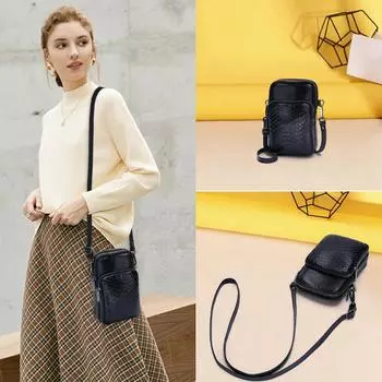 Сумка через плечо для мобильного телефона женская, из коровьей кожи, с рисунком аллигатора, первый слой, женская сумка через плечо для мобильного телефона, мини мятный зеленый