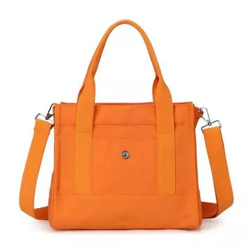 Сумка через плечо для поездок на работу, большая вместимость, женская сумка через плечо Small оранжевый