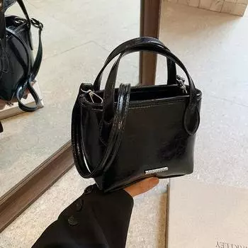 Сумка через плечо для ручной стирки, летняя, новая, корейская, повседневная, простая, с текстурой, сумка-ведро на одно плечо, нишевый дизайн