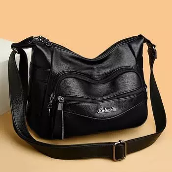 Сумка через плечо для свекрови в 2023 году, новая модная женская сумка среднего возраста, стильная мамина сумка, универсальная, большая вместимость, мягкая трансграничная сумка