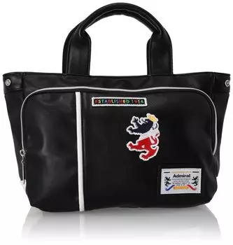 Сумка через плечо для вождения Mini Tote из синтетической кожи, легкая маленькая фирменная сумка для гольфа, сумка с вышивкой, черная сумка Rampant Tote [Admiral] мужская ADBA-04 чёрный