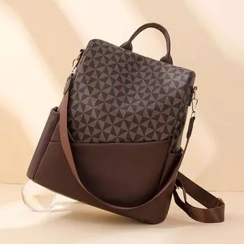 Сумка через плечо для женщин 2024 года, новая большая вместимость, винтажная модная универсальная женская сумка, легкий рюкзак для отдыха и путешествий