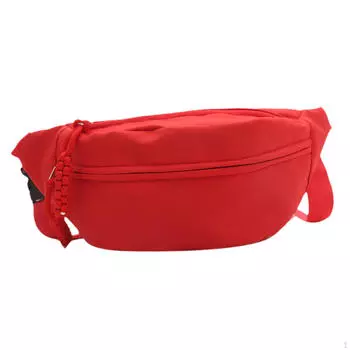 Сумка через плечо для женщин и мужчин на грудь для бега, кемпинга, спортзала, спорта на открытом воздухе, красная