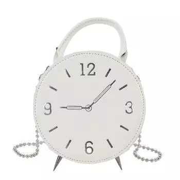 Сумка через плечо для женщин из ПУ кожи, водонепроницаемая, современная сумка с ручкой в виде стрелки часов, маленькая сумочка для мобильного телефона с 2 способами ношения