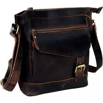 Сумка через плечо для женщин - маленькая длинная сумка через плечо женские кошельки и сумки 11 x 9 x 3 in коричневый