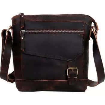 Сумка через плечо для женщин - маленькая длинная сумка через плечо женские кошельки и сумки 11 x 9 x 3 in коричневый