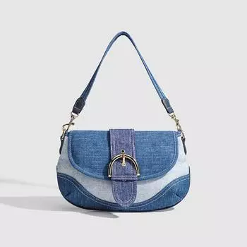 Сумка через плечо для женщин, модная на весну и лето, французская сумка из парусины с плетением, сумка на одно плечо