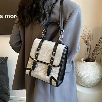 Сумка через плечо для женщин, новый студенческий рюкзак, элегантный и универсальный, многофункциональный, небольшой, женственный