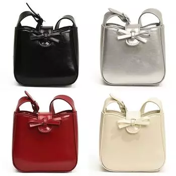 Сумка через плечо для женщин, однотонная ретро-сумка из искусственной кожи с магнитной застежкой, сумка через плечо, сумка-портфель для работы и путешествий серебряный