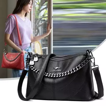 Сумка через плечо для женщин, роскошные дизайнерские сумки через плечо из искусственной кожи, женская однотонная повседневная дорожная сумка
