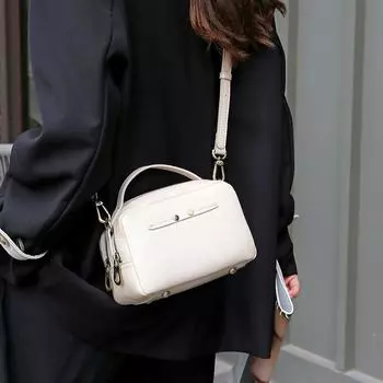 Сумка через плечо для женщин с универсальными сумками Новая нишевая дизайнерская женская сумка из натуральной кожи Высококачественная сумка через плечо