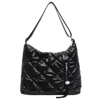 Сумка через плечо для женщин с застежкой-молнией, сумка-хобо, нейлоновая модная сумка через плечо, сумка-портфель, дорожная сумка для поездок на работу кофейный