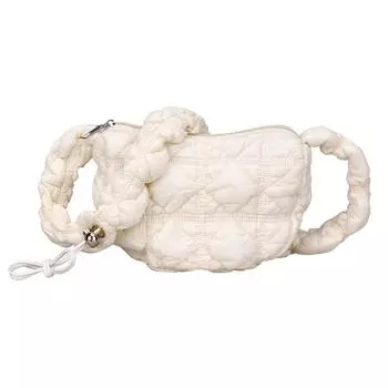 Сумка через плечо для женщин с завязкой на ремешке, сумка-пуховик для путешествий и покупок фиолетовый