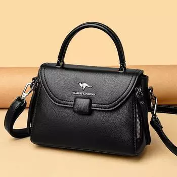 Сумка через плечо для женщин среднего возраста, модная женская сумка через плечо для женщин чёрный