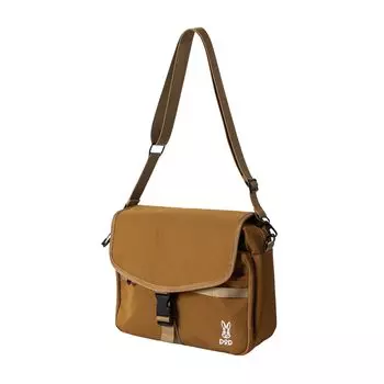 Сумка через плечо DOD BA042-CA Sukushoba, многофункциональная, с несколькими отделениями для хранения, водоотталкивающая, унисекс, для отдыха на природе, для фестивалей, легкая, без рук