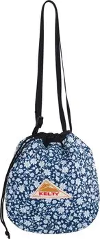 Сумка через плечо DP KINCHAKU SHOULDER 32592431 Синий цветок [Kelty]