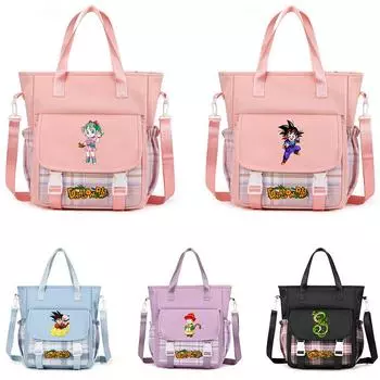 Сумка через плечо Dragon Ball, сумка-подвеска для девочек-подростков, мальчиков и девочек, школьная сумка для мужчин и женщин, повседневная дорожная сумка, многофункциональная сумка