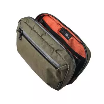 Сумка через плечо ELEMENTS TECHCASE из альпаки для поездок на работу и обратно, водоотталкивающая, стильная [ALPAKA] (Оливково-зеленый)