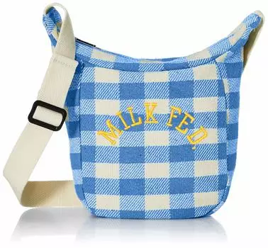 Сумка через плечо GINGHAM SHOULDER BAG 103202053007 Светло-голубой [Milkfed] Женская