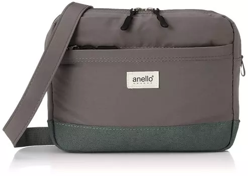 Сумка через плечо GTM0432 серая [Anello Grande], легкая, водоотталкивающая,