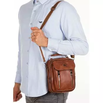 Сумка через плечо и сумка через плечо Lederax из веганской кожи с клапаном LD454