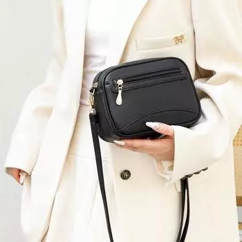 Сумка через плечо из искусственной кожи для женщин, простая сумка через плечо, женская сумка-мессенджер, сумка для покупок, сумка для телефона