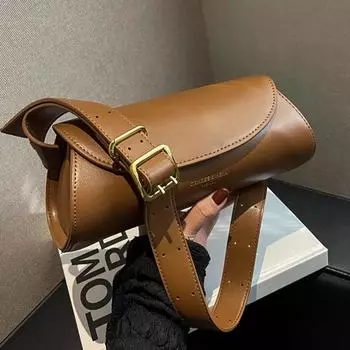 Сумка через плечо из искусственной кожи, классическая черная сумка через плечо, минималистичная французская квадратная сумка, высококачественная, элегантная, текстурированная