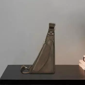 Сумка через плечо из искусственной кожи, повседневная, на плечо, модная, на талию, для мужчин коричневый