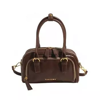 Сумка через плечо из искусственной кожи с застежкой-молнией, новый продукт, однотонная, высокоэстетичная, простая, модная, мягкая, элегантная сумка через плечо