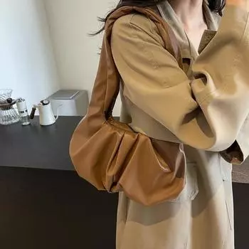 Сумка через плечо из искусственной кожи в винтажном стиле, милая женская сумочка, стильная роскошная сумка через подмышку