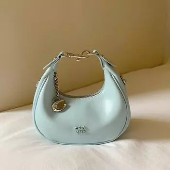 Сумка через плечо из коровьей кожи One Crescent Moon, женская дизайнерская сумка Sense Niche, сумка через плечо серебряный