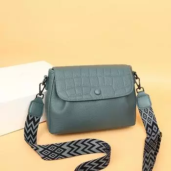 Сумка через плечо из натуральной коровьей кожи для женщин с узором под крокодила, модная дизайнерская роскошная сумка через плечо
