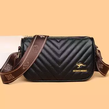 Сумка через плечо из натуральной коровьей кожи для женщин, сумки-мессенджеры через плечо, мягкая, высокого качества, модный дизайнер