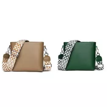 Сумка через плечо из натуральной кожи AU, мягкая сумка через плечо, кошелек для женщин (Хак