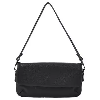 Сумка через плечо из натуральной кожи 3WAY Wallet Pochette Elise Plus Black Metal [Notre Favorie] женская (Черная фурнитура)