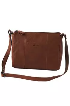 Сумка через плечо из натуральной кожи коричневого цвета [Dakota] женская DA-1034431-40