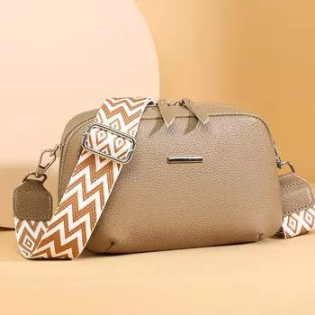 Сумка через плечо из натуральной кожи для женщин, однотонные сумки через плечо, роскошная женская кожаная маленькая сумка-мессенджер