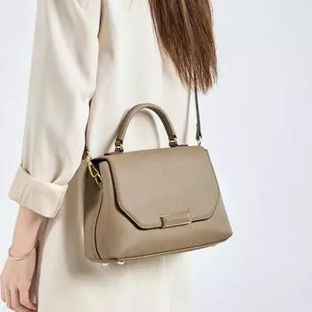 Сумка через плечо из натуральной кожи для женщин, повседневная и универсальная, с первым слоем из кожи