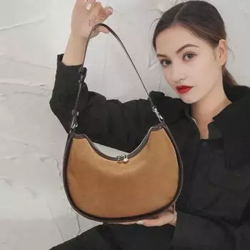 Сумка через плечо из натуральной кожи в стиле ретро Commuter Crescent