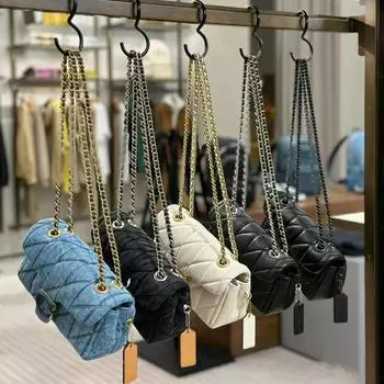 Сумка через плечо из овчины с ромбовидным узором «Дионис» от Koujia s New Tabby26